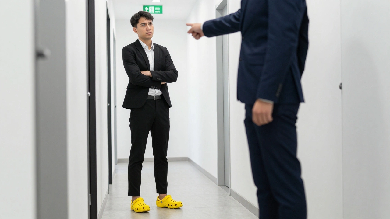 Why Can't You Wear Crocs at Work? Rules, Risks & Alternatives