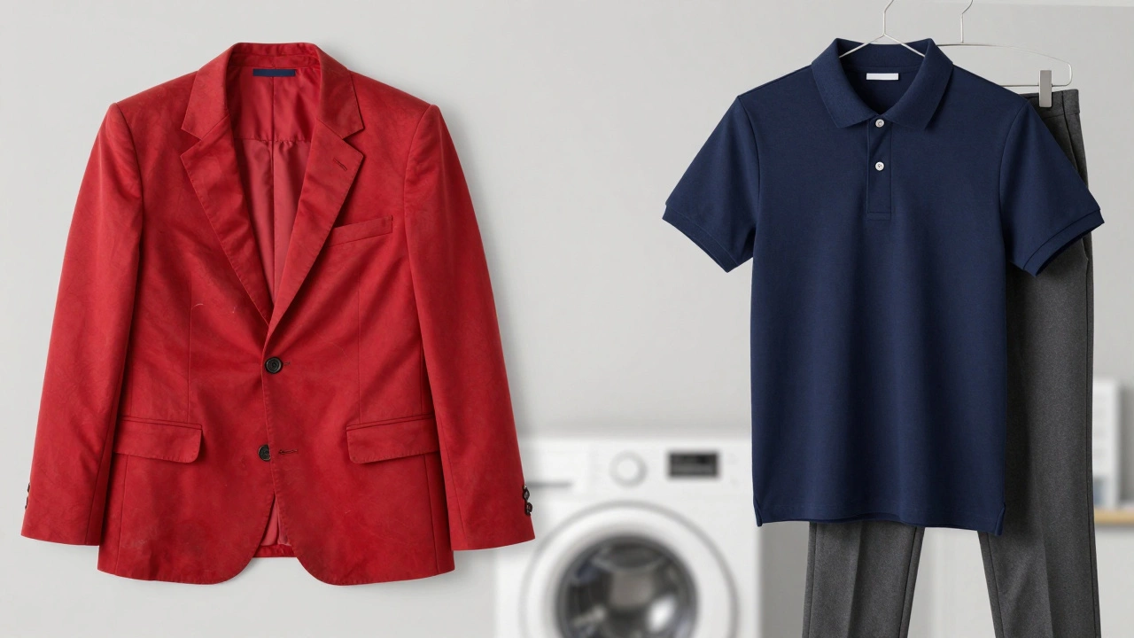 Comparison of faded bright vs durable dark uniform fabrics